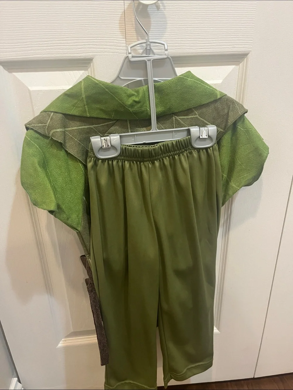 Disney Peter Pan Costume in Green with Tan and Orange Accents